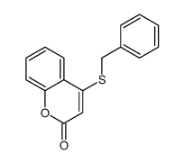 4-benzylsulfanylchromen-2-one Structure