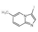 3-碘-6-甲基咪唑并[1,2-a]吡啶结构式
