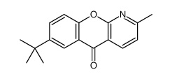 7-tert-butyl-2-methylchromeno[2,3-b]pyridin-5-one Structure