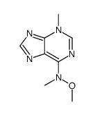 N-methoxy-N,3-dimethylpurin-6-amine Structure