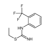 ethyl N'-[2-(trifluoromethyl)phenyl]carbamimidothioate结构式