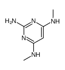 N4,N6-dimethyl-pyrimidine-2,4,6-triamine结构式