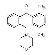 2,5-DIMETHYL-2'-MORPHOLINOMETHYL BENZOPHENONE结构式