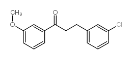 3-(3-CHLOROPHENYL)-3'-METHOXYPROPIOPHENONE结构式