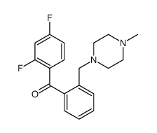 2,4-DIFLUORO-2'-(4-METHYLPIPERAZINOMETHYL) BENZOPHENONE picture