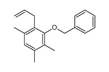 1,2,5-trimethyl-3-phenylmethoxy-4-prop-2-enylbenzene结构式