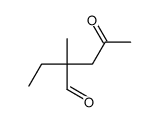 2-ethyl-2-methyl-4-oxopentanal Structure