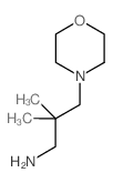 (2,2-dimethyl-3-morpholin-4-ylpropyl)amine(SALTDATA: FREE) structure