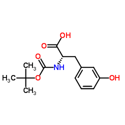 N-Boc-3-hydroxy-L-phenylalanine structure