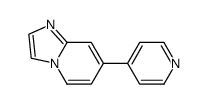 7-pyridin-4-yl-imidazo[1,2-a]pyridine结构式