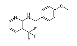 N-(4-methoxybenzyl)-3-(trifluoromethyl)pyridin-2-amine structure