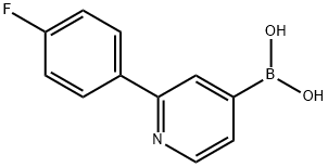 2-(4-Fluorophenyl)pyridine-4-boronic acid Structure