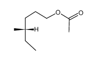 (S)-1-acetoxy-4-methyl-hexane Structure