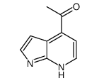 1-(1H-吡咯并[2,3-b]吡啶-4-基)乙酮结构式