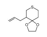 6-allyl-1,4-dioxa-8-thiaspiro[4.5]decane Structure