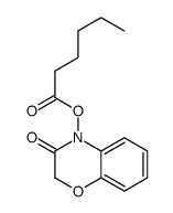 (3-oxo-1,4-benzoxazin-4-yl) hexanoate Structure