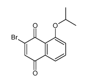 2-bromo-8-propan-2-yloxynaphthalene-1,4-dione结构式