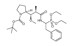 Boc-Dap-phosphonophenylalanine diethyl ester Structure