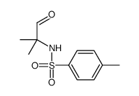 4-methyl-N-(2-methyl-1-oxopropan-2-yl)benzenesulfonamide结构式