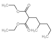 diethyl 2-(2-methylpentyl)propanedioate结构式