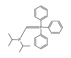 di(propan-2-yl)phosphanylmethylidene-triphenyl-λ5-phosphane Structure