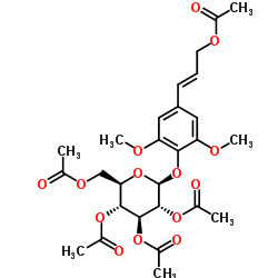 Syringin pentaacetate structure