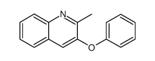 2-Methyl-3-phenoxyquinoline结构式