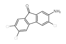 2-amino-3,6,7-trichloro-fluoren-9-one Structure