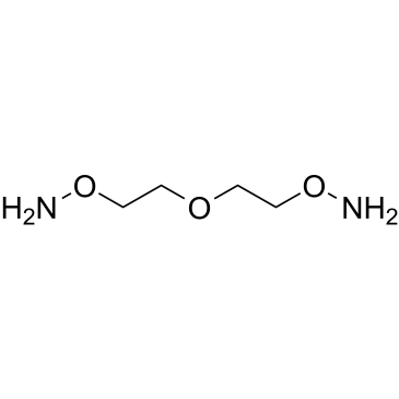 Bis-aminooxy-PEG1结构式