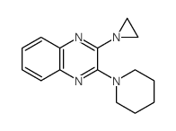 2-aziridin-1-yl-3-(1-piperidyl)quinoxaline Structure