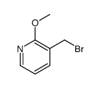 3-(溴甲基)-2-甲氧基吡啶结构式