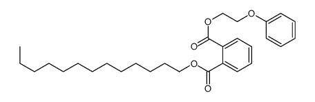 2-O-(2-phenoxyethyl) 1-O-tridecyl benzene-1,2-dicarboxylate Structure