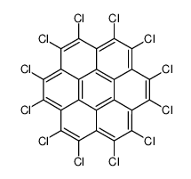 1,2,3,4,5,6,7,8,9,10,11,12-dodecachlorocoronene Structure