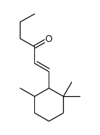 1-(2,2,6-trimethylcyclohexyl)hex-1-en-3-one结构式