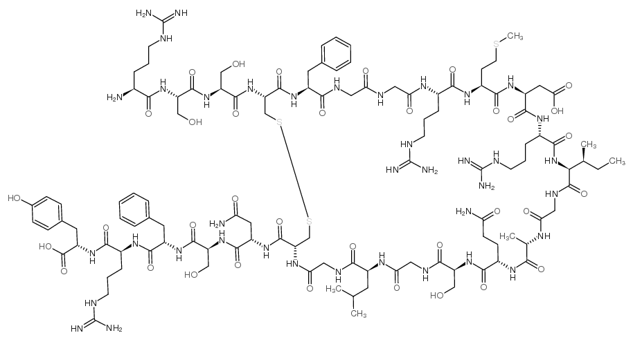 Atrial Natriuretic Factor (4-28) (human, bovine, porcine) structure