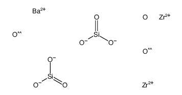 barium tris[metasilicato(2-)]dioxodizirconate(2-) structure