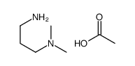 acetic acid,N',N'-dimethylpropane-1,3-diamine结构式