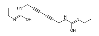 1-ethyl-3-[6-(ethylcarbamoylamino)hexa-2,4-diynyl]urea Structure