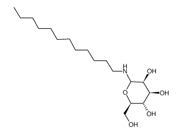 N-(D-Mannopyranosyl)dodecylamine结构式