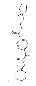 Bisiodmethylat des 4--benzoesaeure-<2-diethylamino-ethylesters>结构式