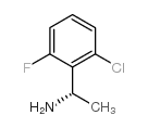 (S)-1-(2-氯-6-氟苯基)乙胺结构式