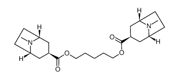 1,5-pentanediol bis(tropane-3β-carboxylate) Structure