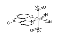 [Os(DMSO)2(CN)2(5-chloro-1,10-phenanthroline)]结构式