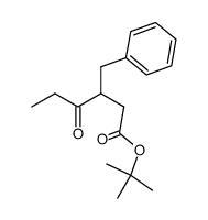 3-benzyl-4-oxohexanoic acid tert-butyl ester结构式