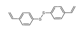 1,2-bis(4-vinylphenyl)disulfane Structure