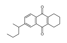 6-pentan-2-yl-1,2,3,4-tetrahydroanthracene-9,10-dione Structure