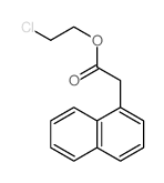 1-Naphthaleneaceticacid, 2-chloroethyl ester结构式