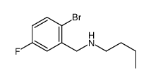 1-Bromo-4-fluoro-2-(butylaminomethyl)benzene Structure