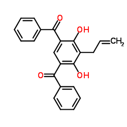2-Allyl-4,6-dibenzoylresorcinol Structure