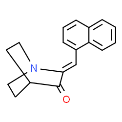 2-[(z)-1-naphthylmethylidene]-3-quinuclidinone Structure